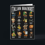 Italienischer Brainrot-Ballerina-Ino-Character-Mem Karte<br><div class="desc">Italienischer Brainrot-Ballerina-Ino-Character-Meme-Mix</div>