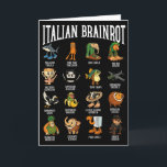 Italienischer Brainrot-Ballerina-Ino-Character-Mem Karte<br><div class="desc">Italienischer Brainrot-Ballerina-Ino-Character-Meme-Mix</div>