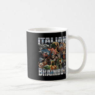 Italienischer Brainrot Großer Meme 4. Juli Flagge Kaffeetasse