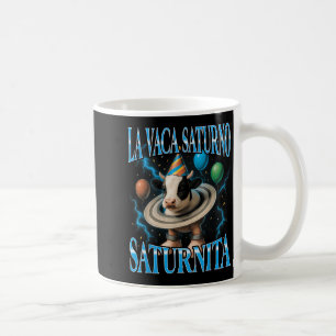 Italienischer Brainrot-Meme La Vaca Saturno Saturn Kaffeetasse