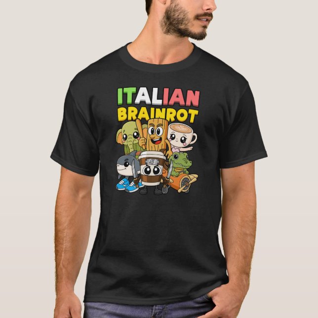 Italienischer Brainrot T-Shirt (Vorderseite)
