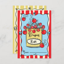 Italienischer Cherry Tomato Diaper Raffle