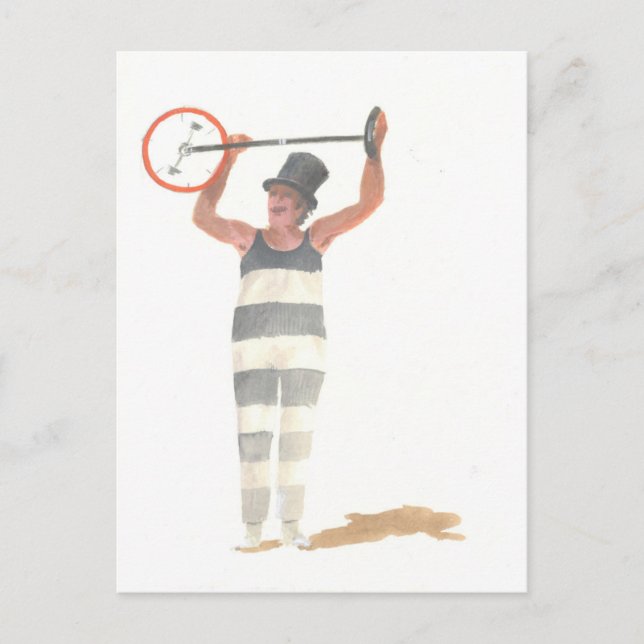 Italienischer Clown Postkarte (Vorderseite)