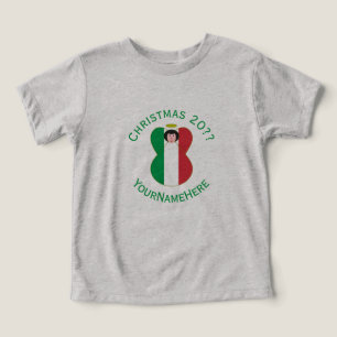 Italienischer Engel Weihnachtsflagge Personalisier