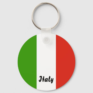 Italienischer Flaggen-Schlüsselanhänger Schlüsselanhänger