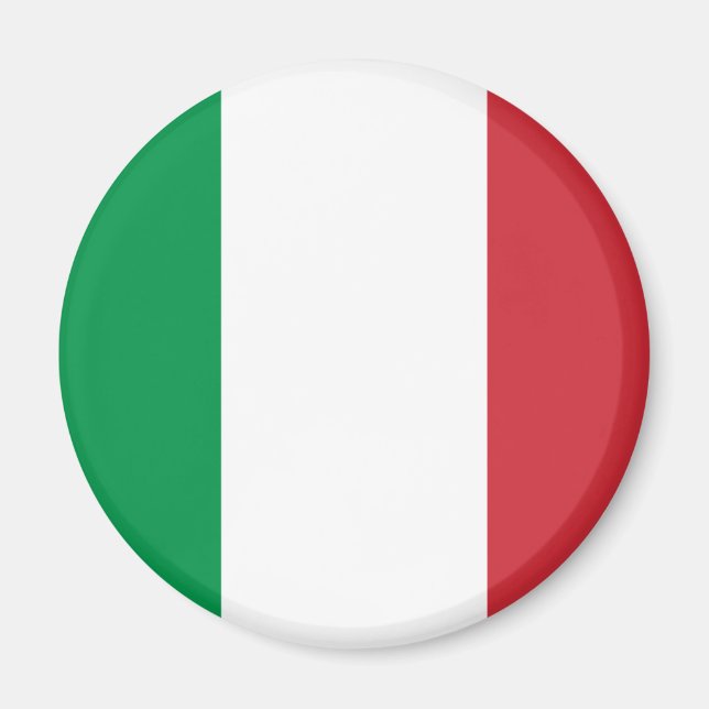 Italienischer Flaggenmagnet Magnet (Vorne)