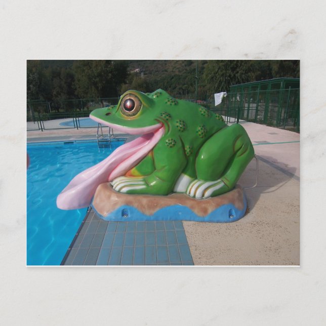 Italienischer Froschschlitten Postkarte (Vorderseite)