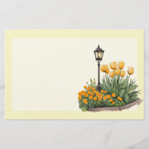 Italienischer Frühling Clipart Briefpapier