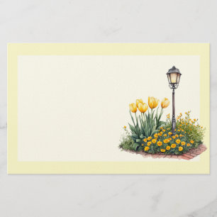 Italienischer Frühling Clipart Briefpapier