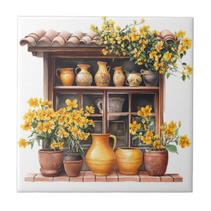 Italienischer Frühling Clipart Fliese