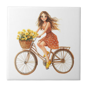 Italienischer Frühling Clipart Fliese
