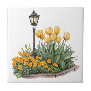 Italienischer Frühling Clipart Fliese