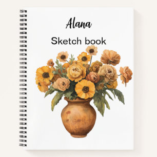 Italienischer Frühling Clipart Notizbuch