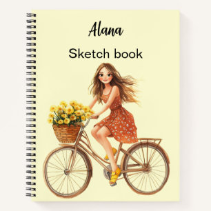 Italienischer Frühling Clipart Notizbuch