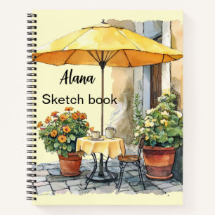 Italienischer Frühling Clipart Notizbuch