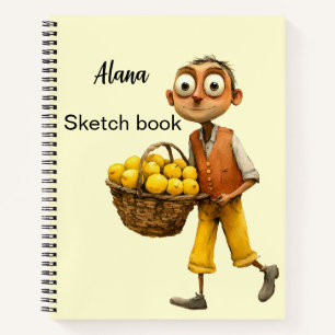 Italienischer Frühling Clipart Notizbuch