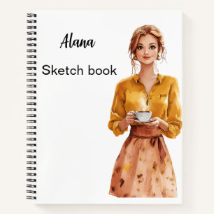 Italienischer Frühling Clipart Notizbuch