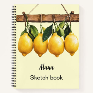 Italienischer Frühling Clipart Notizbuch