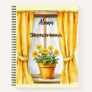 Italienischer Frühling Clipart Notizbuch