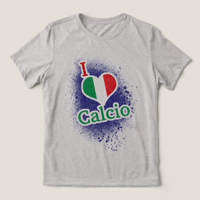 Italienischer Fußballfußball-T - Shirt (Design Vorderseite)