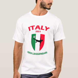 Italienischer Fußballsieger 2021 Die legendären  T-Shirt