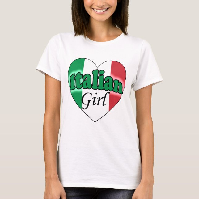 Italienischer Girl-T - Shirt (Vorderseite)