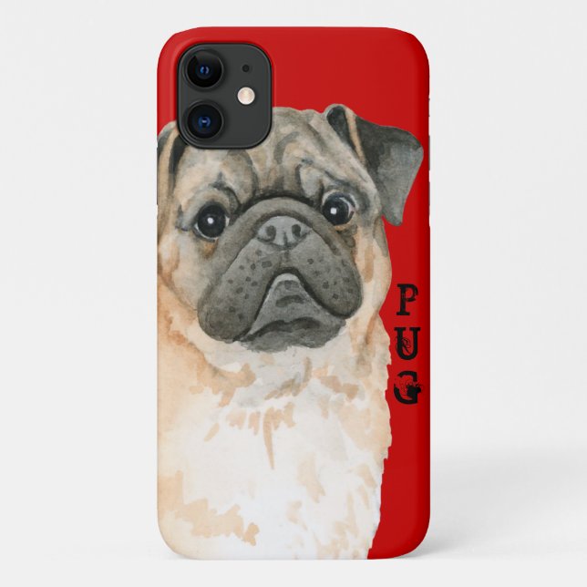 Italienischer Greyhound-Farbblock Case-Mate iPhone Hülle (Rückseite)