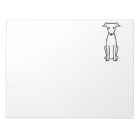 Italienischer Greyhound Hund Cartoon