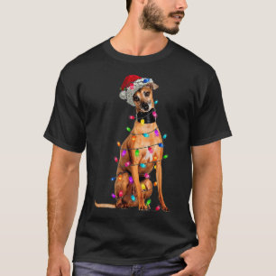 Italienischer Greyhound Hund Tree Weihnachtsbeleuc T-Shirt