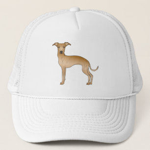 Italienischer Greyhound Niedlicher Cartoon Dog Tru Truckerkappe