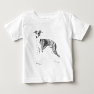 Italienischer Greyhound-Stil Baby T-shirt