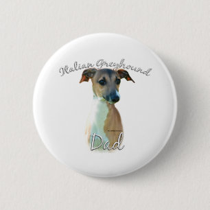 Italienischer Greyhound-Vater 2 Button