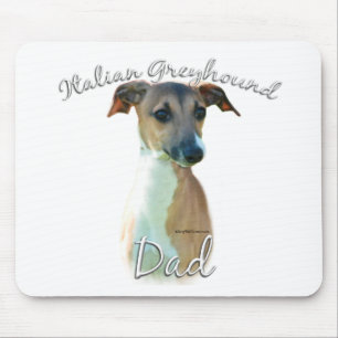 Italienischer Greyhound-Vater 2 Mousepad