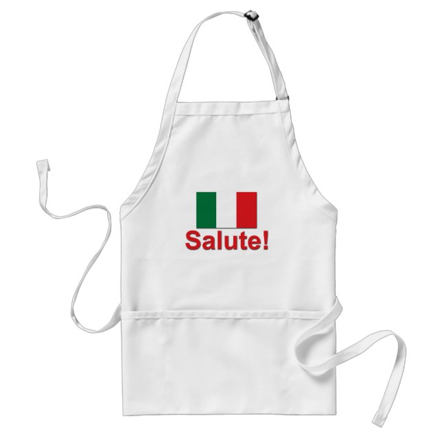 Italienischer Gruß! (Beifall!) Schürze (Vorne)