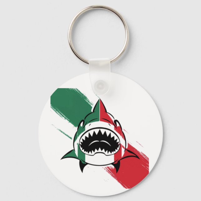 Italienischer Hai Schlüsselanhänger (Vorderseite)