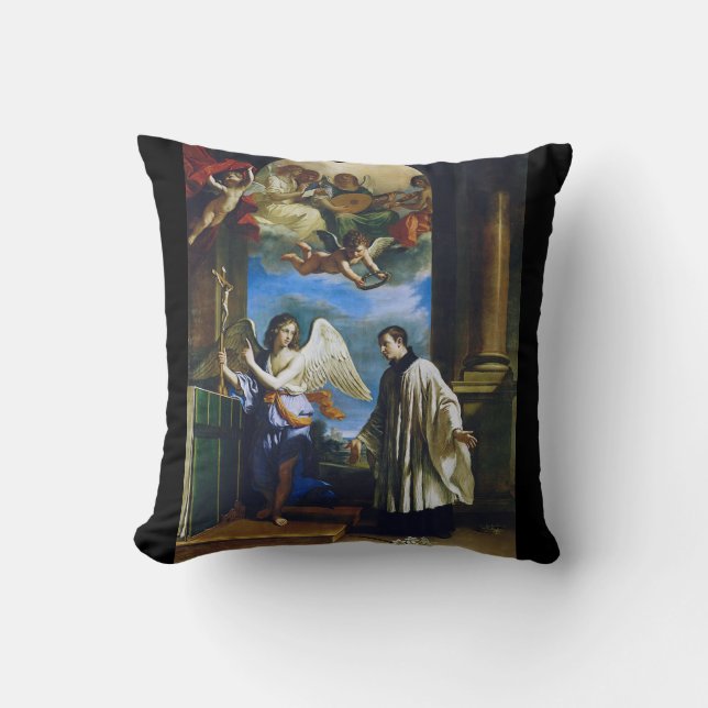 Italienischer Heiliger Aloysius Gonzaga Kissen (Vorderseite)