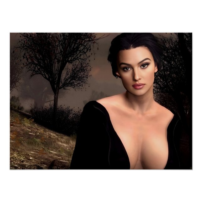 Italienischer Herbst Glanzposter Poster (Vorderseite)