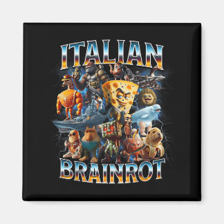 Italienischer Hirnrot Italienischer Hirnverfall Lu Magnet