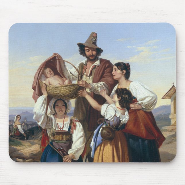 Italienischer Hirt, 1835 Mousepad (Vorne)