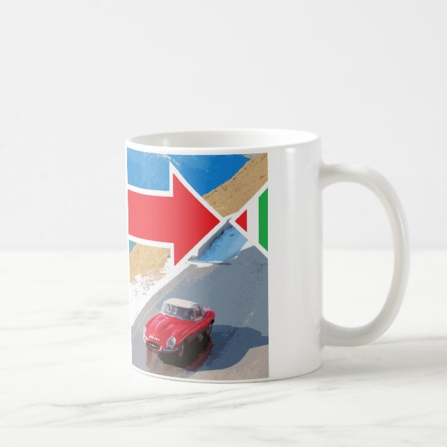 Italienischer Job-Jaguar-E-Artige Tasse 848CRY (Rechts)