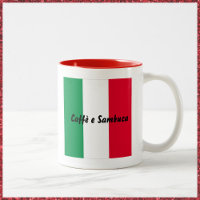 Italienischer Kaffee und Sambuca-Tasse