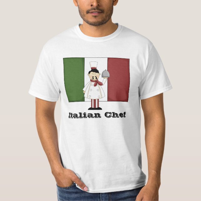 Italienischer Koch #4 Shirt (Vorderseite)