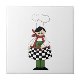 Italienischer Koch #8 Tile Fliese