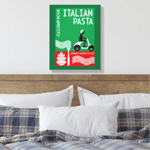 Italienischer Koch Leinwanddruck