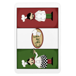 Italienischer Koch Premium Magnet