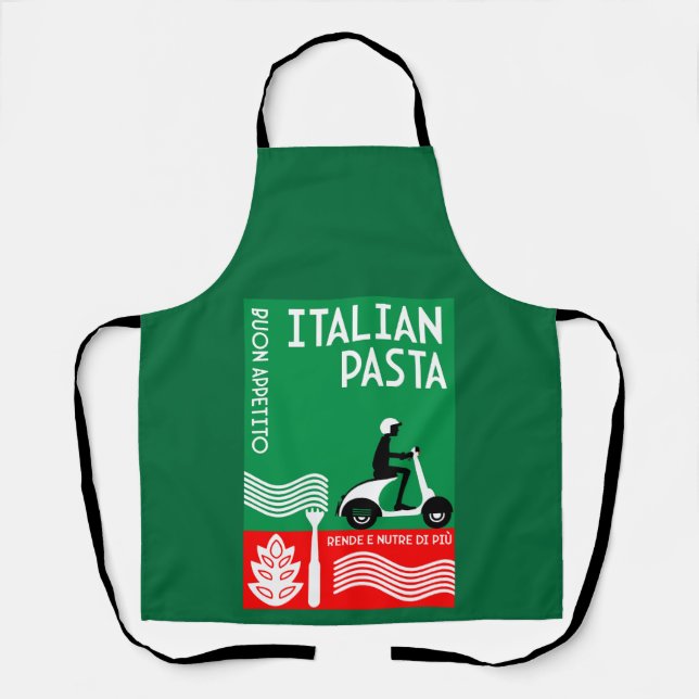 Italienischer Koch Schürze (Vorderseite)