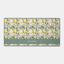 Italienischer Lemon Blossom Mittelmeer Wasserfarbe