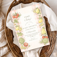 Italienischer Markt Obst Baby Shower