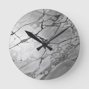 Italienischer Marmor #3 (Imitat-Marmor) #marble #t Runde Wanduhr