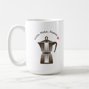 Italienischer Moka-Kaffeekopf Kaffeetasse